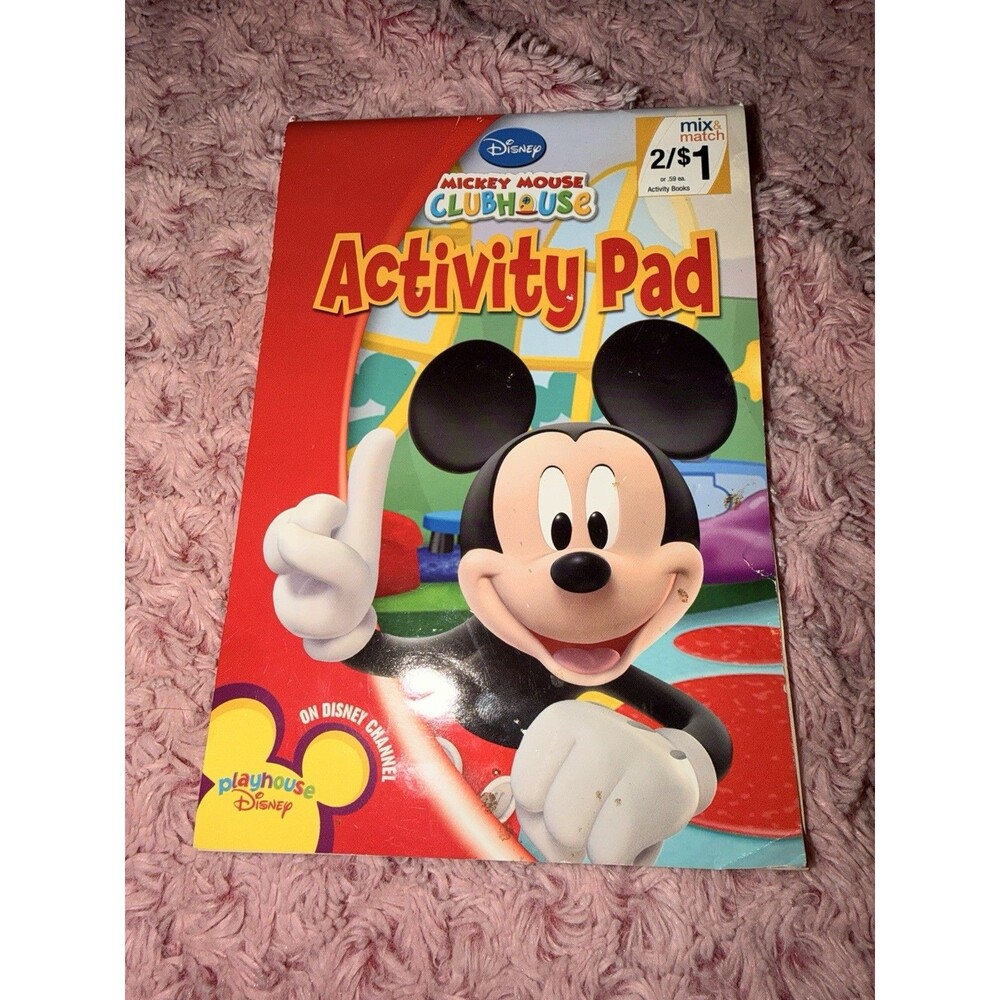 Disney Mickey Mouse Clubhouse Activity Color Travel Fun Mini Book